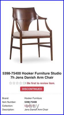 Rare Discontinued Modern Midcentury Danish Chair (SET OF 3, HOOKER FURNITURE)