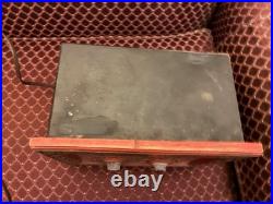 Rare Dumont 1956 Tube Radio Mid Century Modern Chinese Red Model RA 346