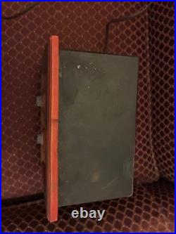 Rare Dumont 1956 Tube Radio Mid Century Modern Chinese Red Model RA 346