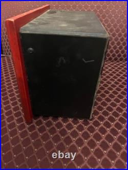 Rare Dumont 1956 Tube Radio Mid Century Modern Chinese Red Model RA 346