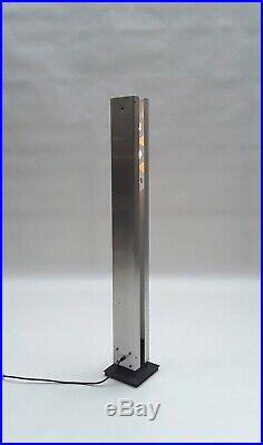 Rare Dutch Aluminum/Metal Floor-lamp by Anvia 60s 70s mouille pergay sauze era