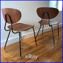Rare Early 1950's Knoll Model 145 Chairs (2)