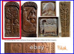 Rare Early 1959 Evelyn Ackerman ERA Industries Mid Century Wood Art Panel