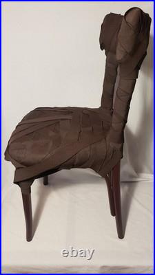 Rare Edra The Mummy Design By Peter Traag Mid Century Modern Brown Chair