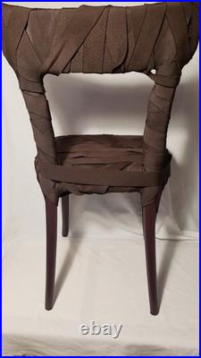 Rare Edra The Mummy Design By Peter Traag Mid Century Modern Brown Chair