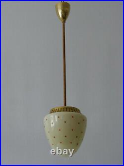 Rare & Elegant MID CENTURY MODERN Hanging Light PENDANT LAMP 1950s Germany
