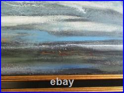 Rare Emil Kosa Jr Painting MID Century Modern Abstract Expressionism Large 1950