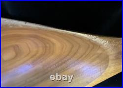 Rare Emil Milan Mid-Century Modern Sculpted Divided Bowl Walnut withHandle 19