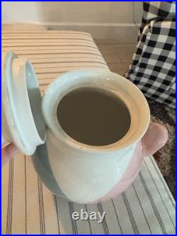 Rare Eva Zeisel Hall China Tri-Tone Cookie/Biscuit Jar Mid Century Modern