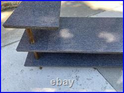 Rare Find Mid Century Modern Side Table Cone Legs 42 in