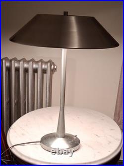 Rare Find Mutual Sunset Aluminum Atomic Era Table Lamp