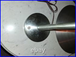 Rare Find Mutual Sunset Aluminum Atomic Era Table Lamp