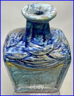 Rare Francesco Spizzico Mid Century Modern Italian Pottery Bottle Vase Londi Era