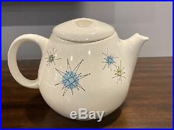 Rare Franciscan Atomic Starburst Teapot Tea Pot with Lid, No Chips. AWESOME FIND