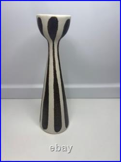 Rare Frank Mann Pottery Vase Mid Century Modern MCM VERTICAL STRIPE Bud Vase