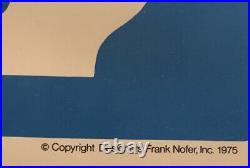 Rare Frank Nofer New York City, NY 1975 Mid Century Modern Print 17 X 28