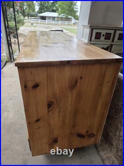 Rare Franklin Shocky 1955 MCM Knotty Pine 8 Drawer Dresser Recently Refinished