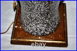 Rare Fratelli Fanciullacci Art Pottery Table Lamp Elbee Italy Raymor Eames Era