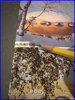 Rare Futuro Fiberglass Vacation House Mid-Century Modern Brochure Handout Philly