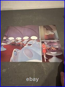 Rare Futuro Fiberglass Vacation House Mid-Century Modern Brochure Handout Philly