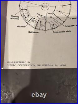 Rare Futuro Fiberglass Vacation House Mid-Century Modern Brochure Handout Philly