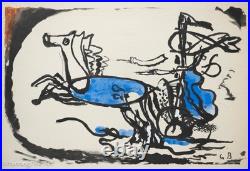 Rare Georges Braque Pochoir The Greek Chariot 1957, Fine Mid Century Modern