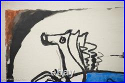 Rare Georges Braque Pochoir The Greek Chariot 1957, Fine Mid Century Modern
