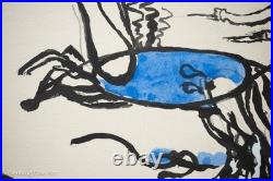 Rare Georges Braque Pochoir The Greek Chariot 1957, Fine Mid Century Modern