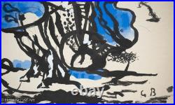Rare Georges Braque Pochoir The Greek Chariot 1957, Fine Mid Century Modern