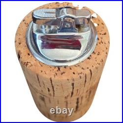 Rare Georges Briard Cork Barware Set Ice Bucket Coasters Ashtray MCM USA