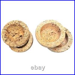 Rare Georges Briard Cork Barware Set Ice Bucket Coasters Ashtray MCM USA