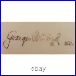 Rare Georges Briard Cork Barware Set Ice Bucket Coasters Ashtray MCM USA