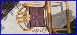 Rare HTF Thonet Style Mid Century Modern Wood Bentwood Folding Chair 1960s