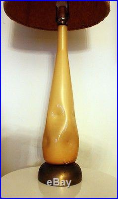 Rare HUGE 61 Space Age Karpen of California Cone Mid Century Modern Table Lamp