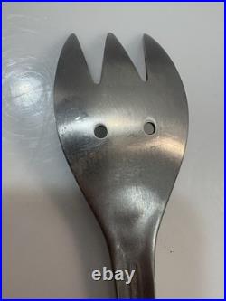 Rare HULL Japan RUSSEL WRIGHT Highlight Pinch MCM Big Salad Fork & Spoon DIVINE