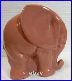 Rare HYALYN Mid Century Modern Modernist Pottery Elephant Figurine