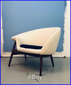 Rare Hans Olsen Vintage Mid Century Modern Fried Egg Chair