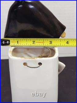 Rare Harlequin Devil Ballerina Mid Century Modern Wall Pocket By Wales Japan