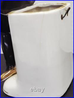 Rare Harlequin Devil Ballerina Mid Century Modern Wall Pocket By Wales Japan