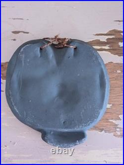 Rare Helmut Schaffenacker 1950's Vintage Bas-relief Glzd Ceramic Owl Plaque