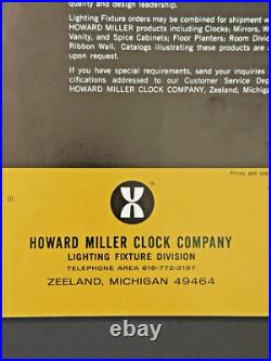 Rare Howard Miller George Nelson 1950s/60s Eames/bertoia/mid Century Modern Vtg