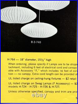 Rare Howard Miller George Nelson 1950s/60s Eames/bertoia/mid Century Modern Vtg