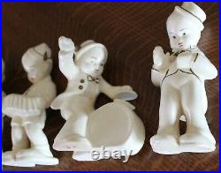 Rare Hull Pottery Set of 5 Band Members Hard to find complete set
