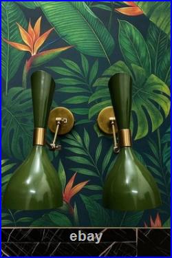 Rare Italian 50s MCM Wall Light Mid Century Modern Lighting Decor Gift