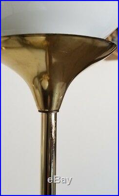 Rare Italian MCM Reggiani Brass Table Lamp