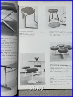 Rare Italian MID Century Modern Furniture Reference Book Saarinen/platner/eames