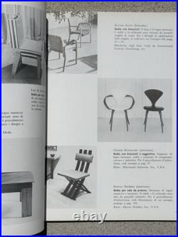 Rare Italian MID Century Modern Furniture Reference Book Saarinen/platner/eames