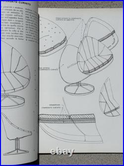 Rare Italian MID Century Modern Furniture Reference Book Saarinen/platner/eames