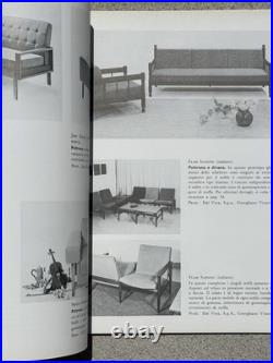 Rare Italian MID Century Modern Furniture Reference Book Saarinen/platner/eames