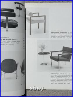 Rare Italian MID Century Modern Furniture Reference Book Saarinen/platner/eames